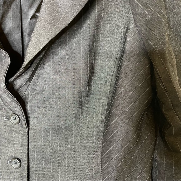 Banana Republic Gray Wool Blazer Jacket Women’s Size 14 - Picture 5 of 7